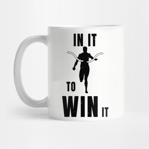 Sprinter In It To Win It Athlete Gift by atomguy